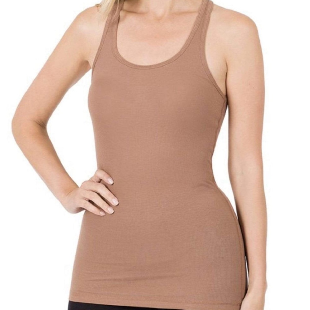 Cocoa Racerback Tank Top